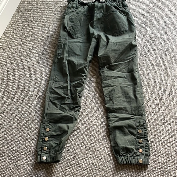 Veronica Beard army paper bag taper leg pant Sz 27/4 - Picture 2 of 7